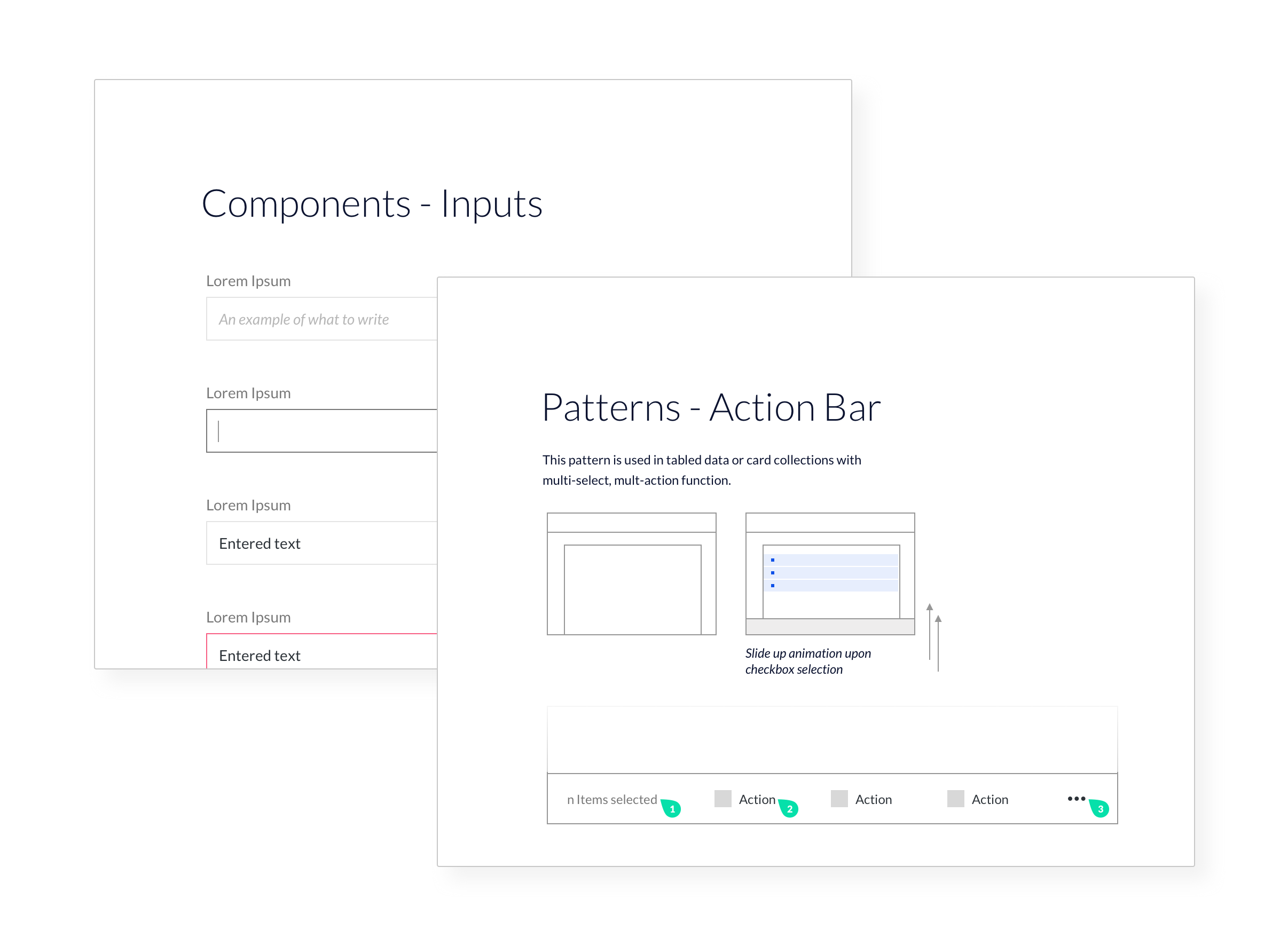 Components and patterns