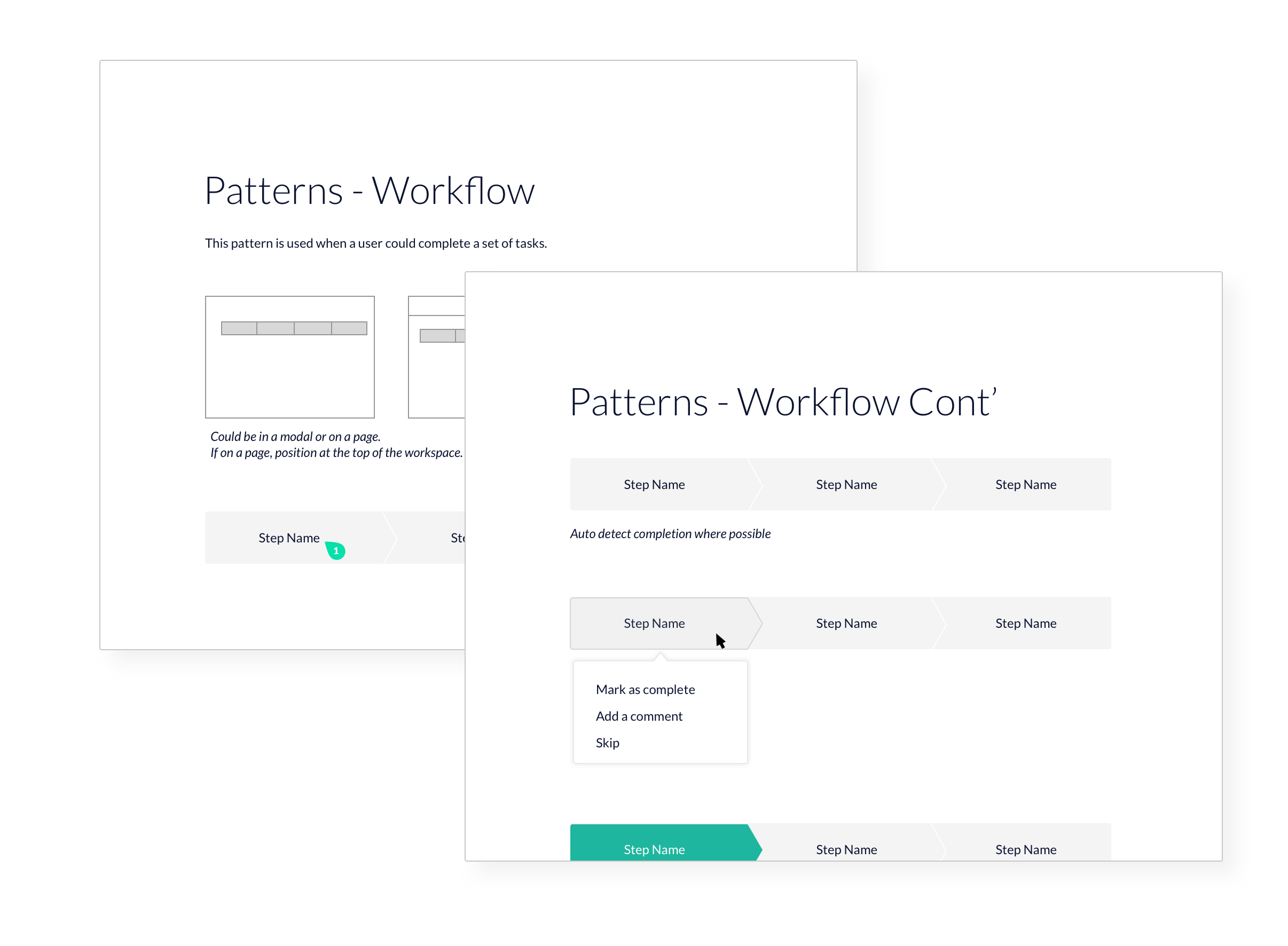 Workflow spec