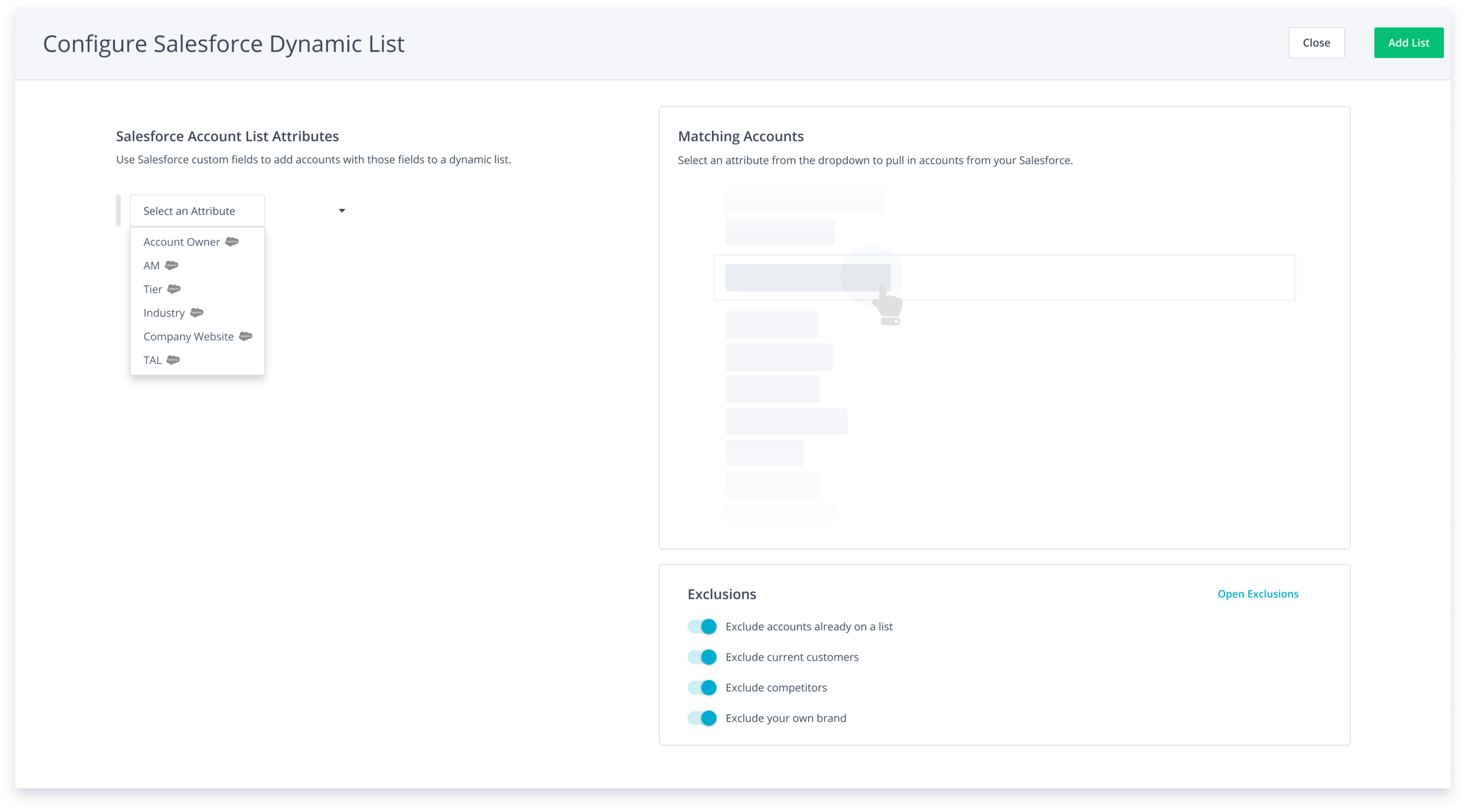 ❌ Here we added the preview to the right but the UI lacked structure and the preview area didn’t allow for very many columns to be viewed at once.