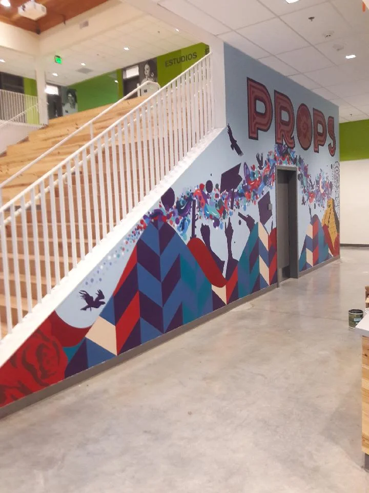Open School East - PROPS - 2017 (Painted in colaboration with Morpheus Youth Project and the students of OSE)