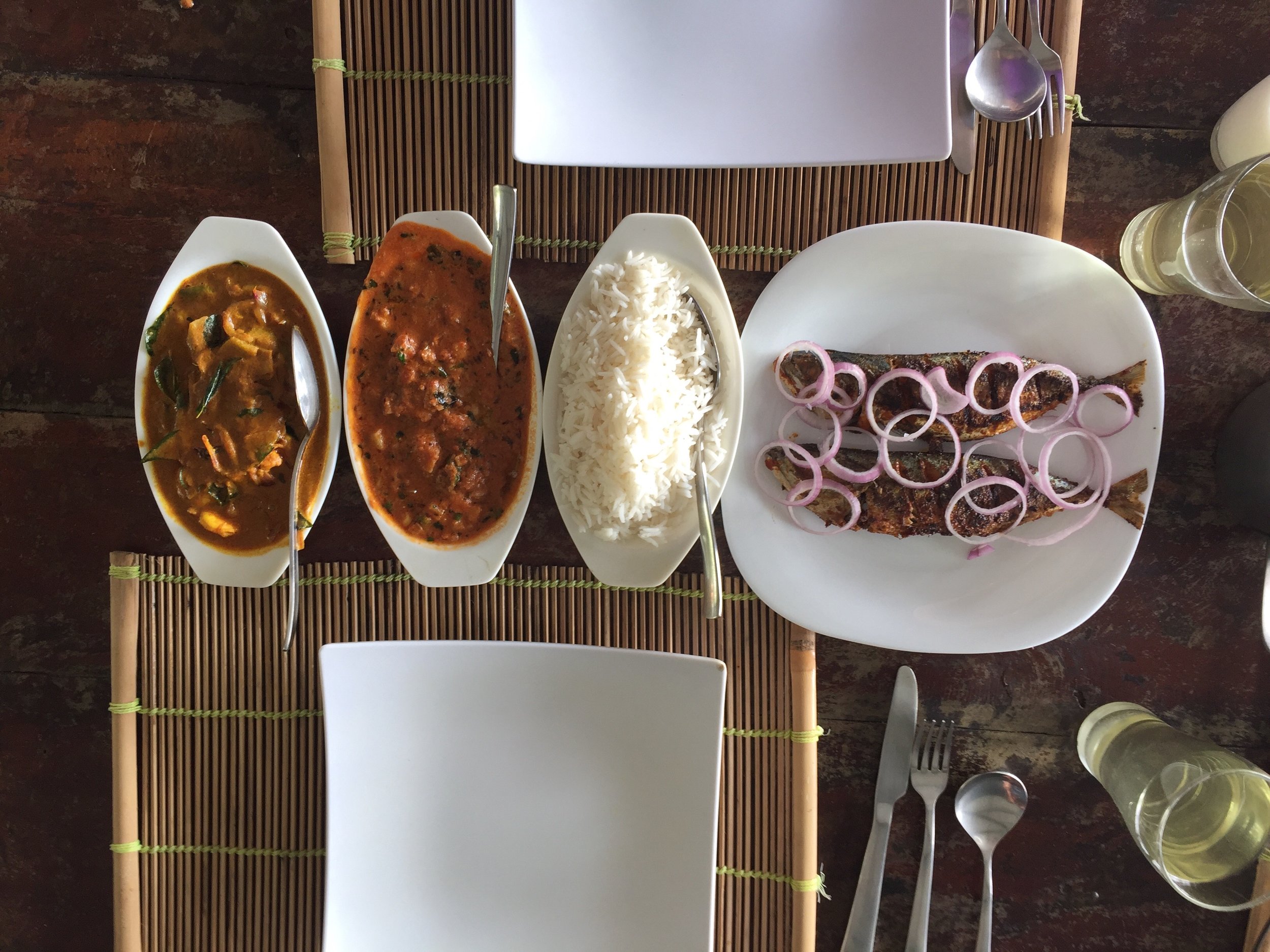 Our favourite place to eat during our stay in Cherai, which served the best fish I've ever had. Thank you to Akhil & Rakesh at Le Cafe for making our stay memorable!