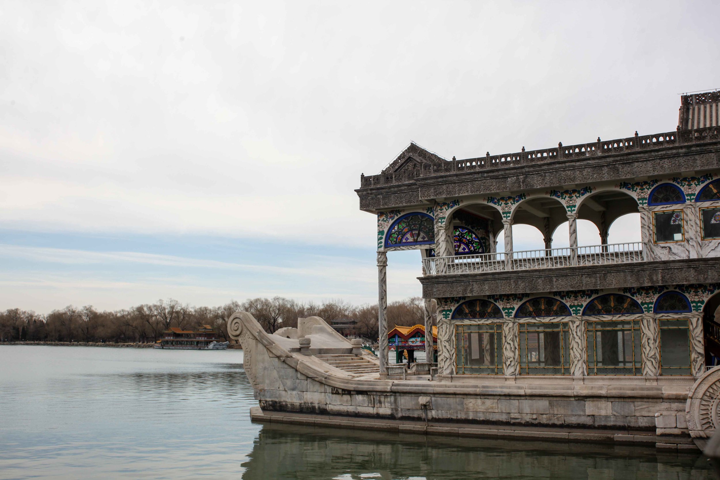 A boat made of MARBLE!