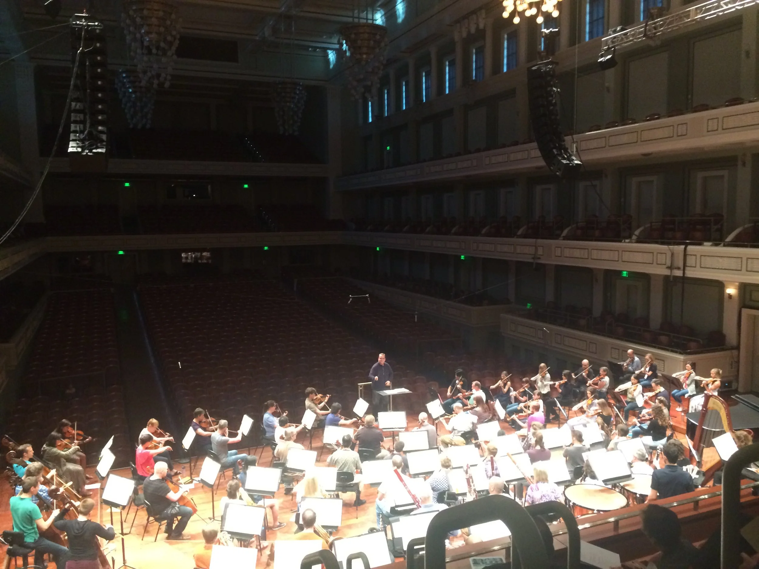  Rehearsal with the Nashville Symphony at the Schermerhorn 