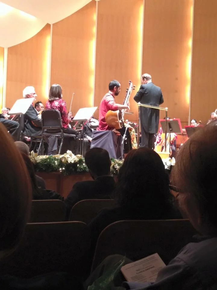  Eric Whitacre's  Winter  for chorus, strings, and sitar, Naryan Padmanabha and BPO 