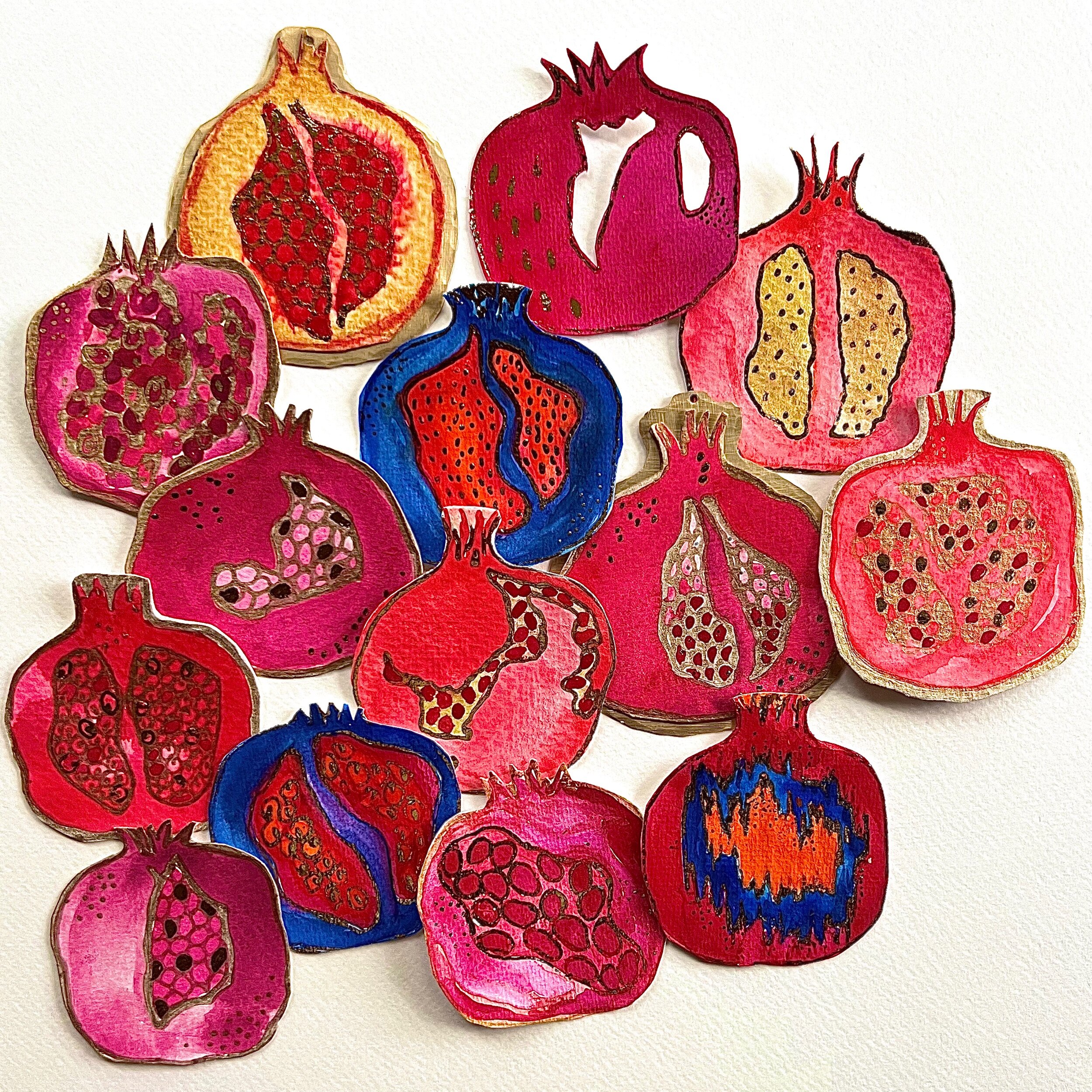 Pomegranate Ornament Collection