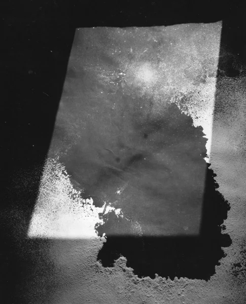 Window light on the studio floor , 1999, 40" x 30", Silver print