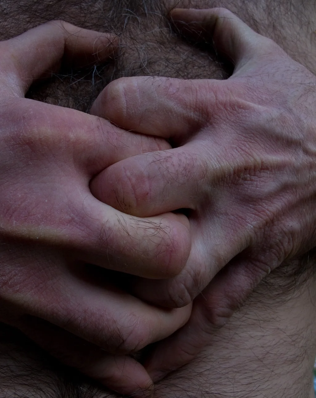 Clasped hands, #108 , 2010, 43" x 34", Pigment print