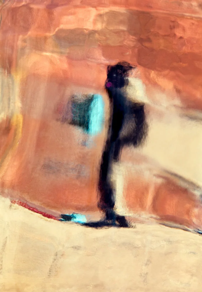 Roberta at Aquinnah 2017, 34" X 23", Pigment Print