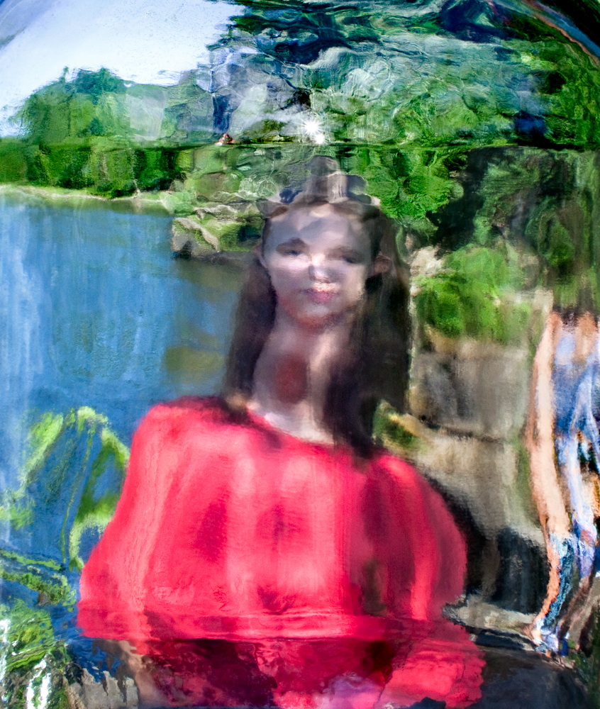    Woman in a red blouse    2016, 35" x 28",&nbsp;Pigment print       