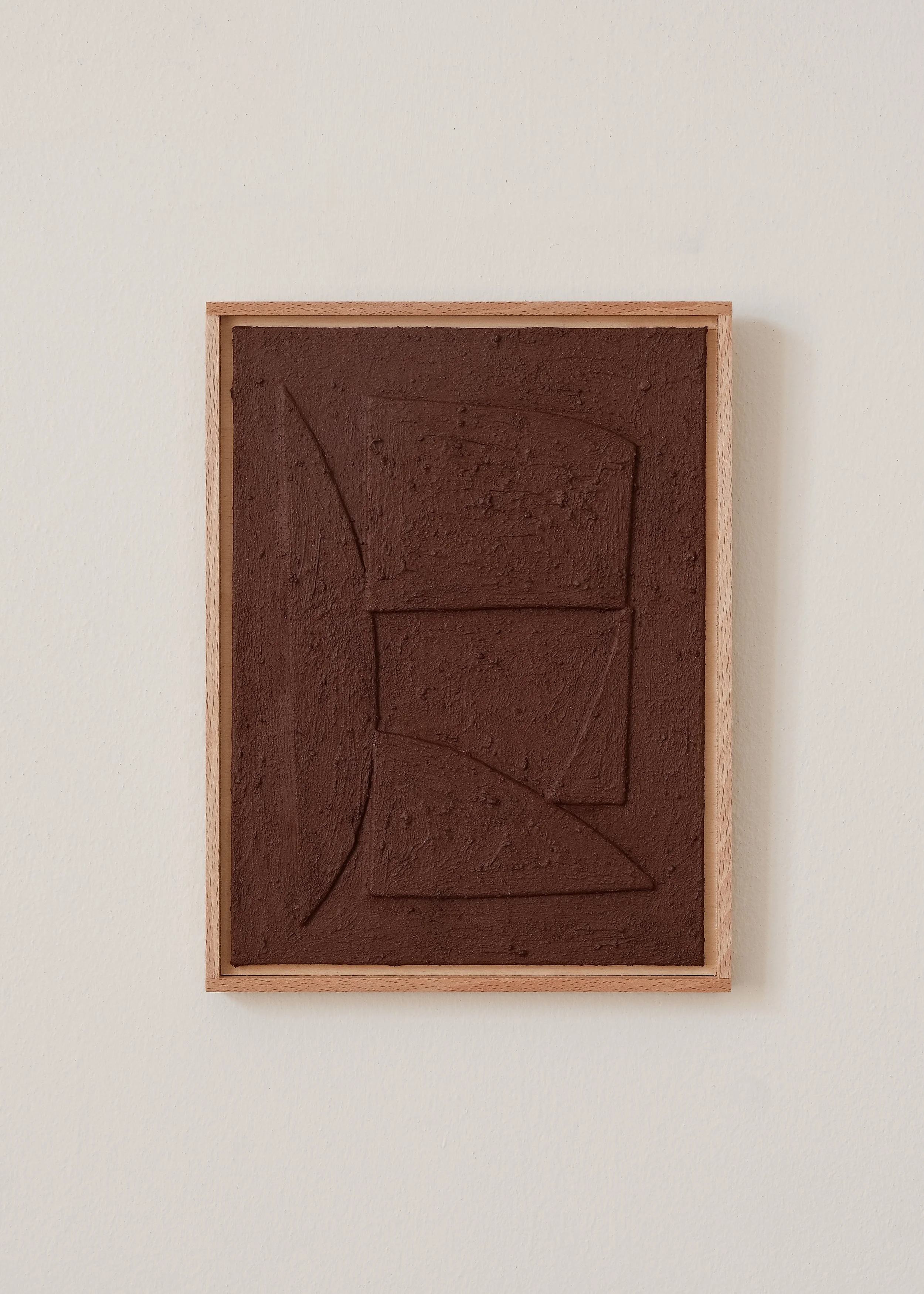Caer XV in Clay. Relief paintings by House of Quinn. Made from Earth pigments and ash.