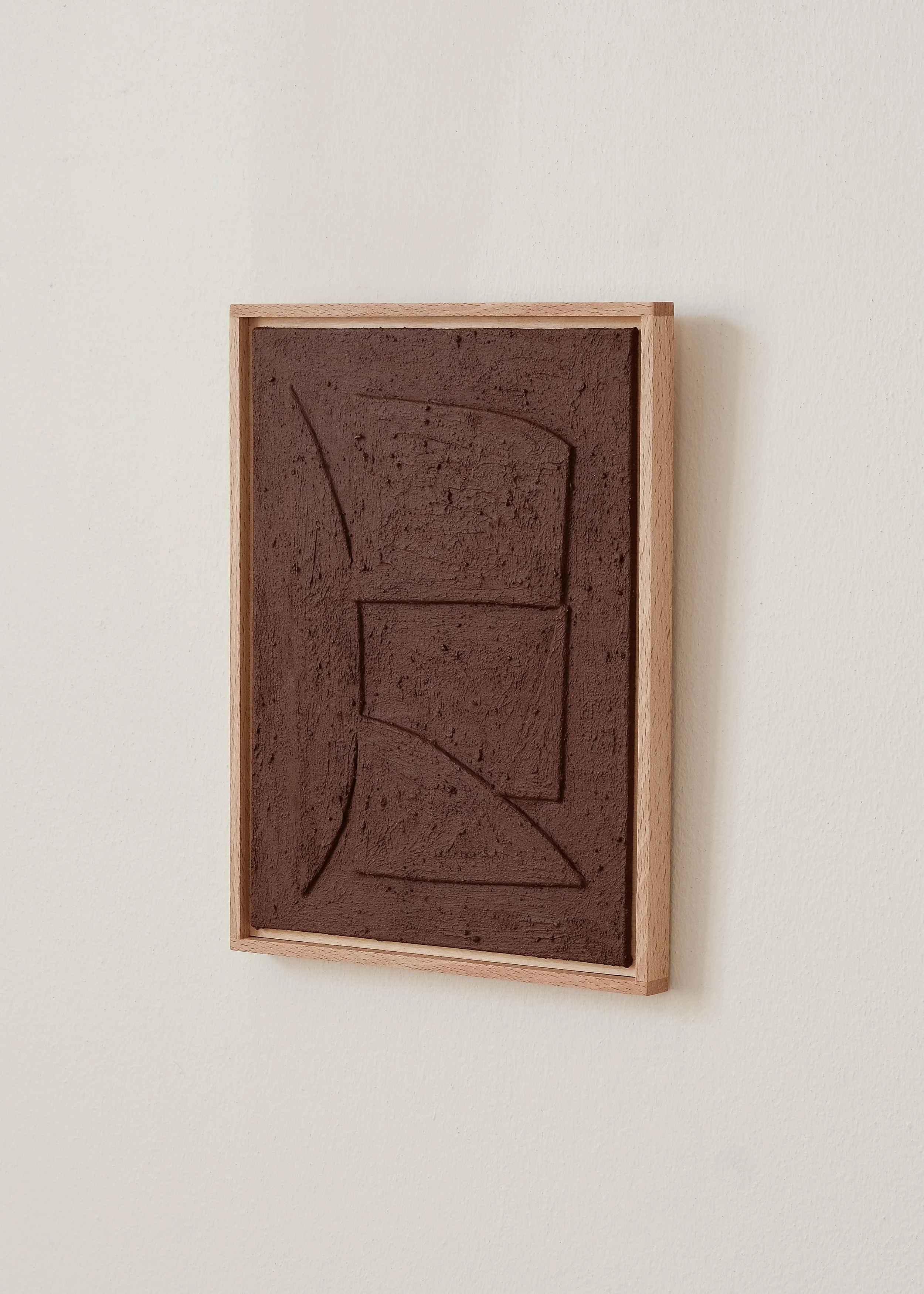 Caer XV in Clay. Relief paintings by House of Quinn. Made from Earth pigments and ash.