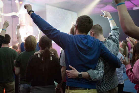 Worship during at "Big Break."