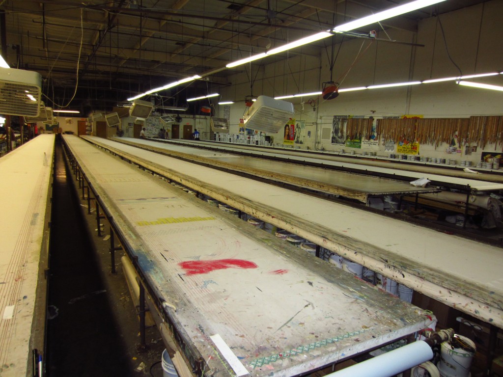 4. Loooooooong screening tables.