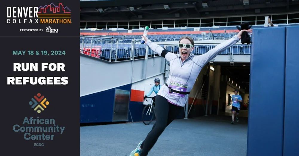 Run for Refugees in the 2024 Denver Colfax Marathon — Help Refugees