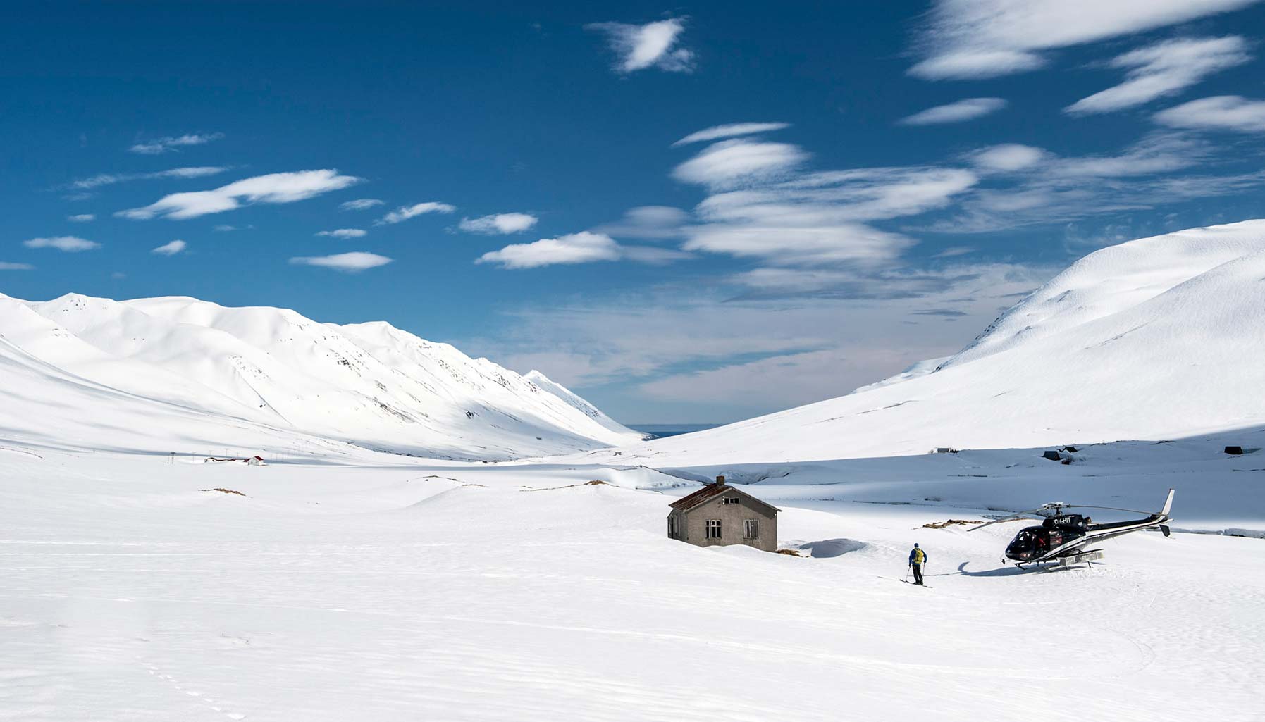 Deplar Farm Heli-Ski in Iceland