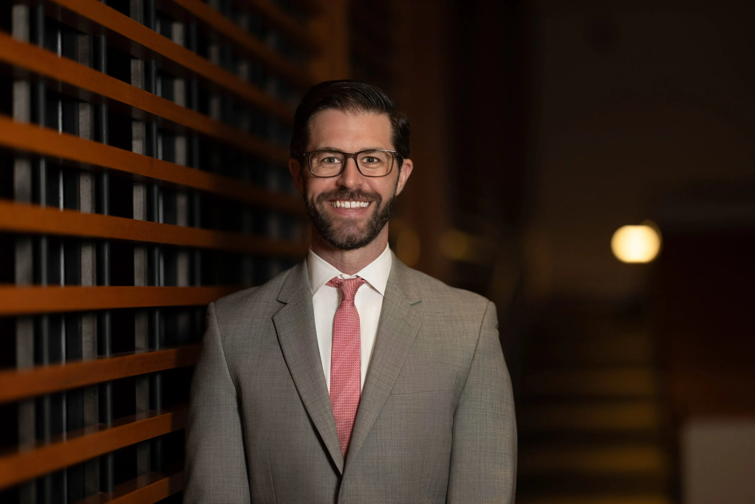 Headshot of Vincent Carbone taken in the auditorium of Choate Rosemary Hall