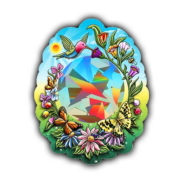 Rainbow Hummingbird Sun Catcher Shop Here
