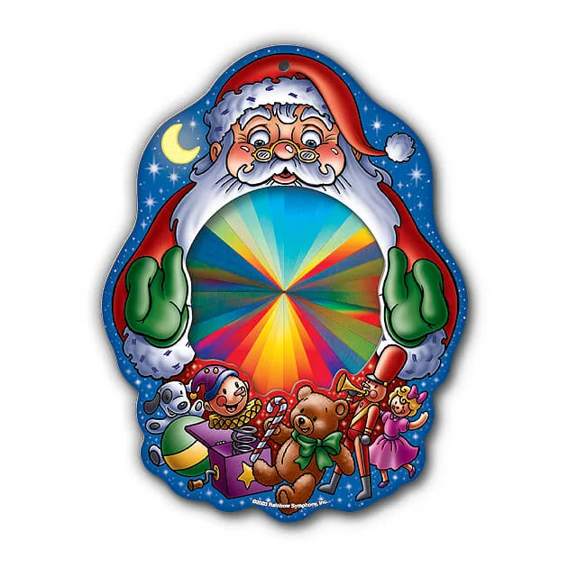 Rainbow Santa Sun Catcher Shop Here