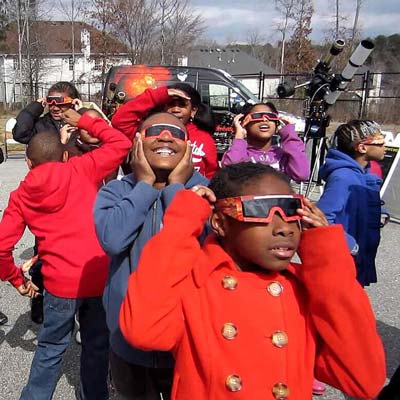 Safe solar viewing!
