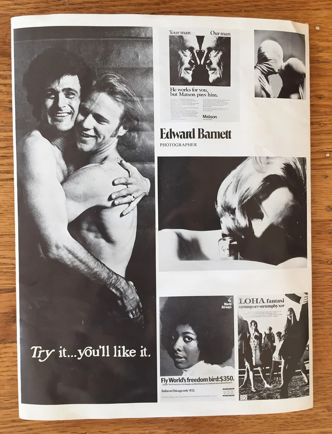 Edward Barnett Freelance Photographer — the image in the lower left corner features my mom —