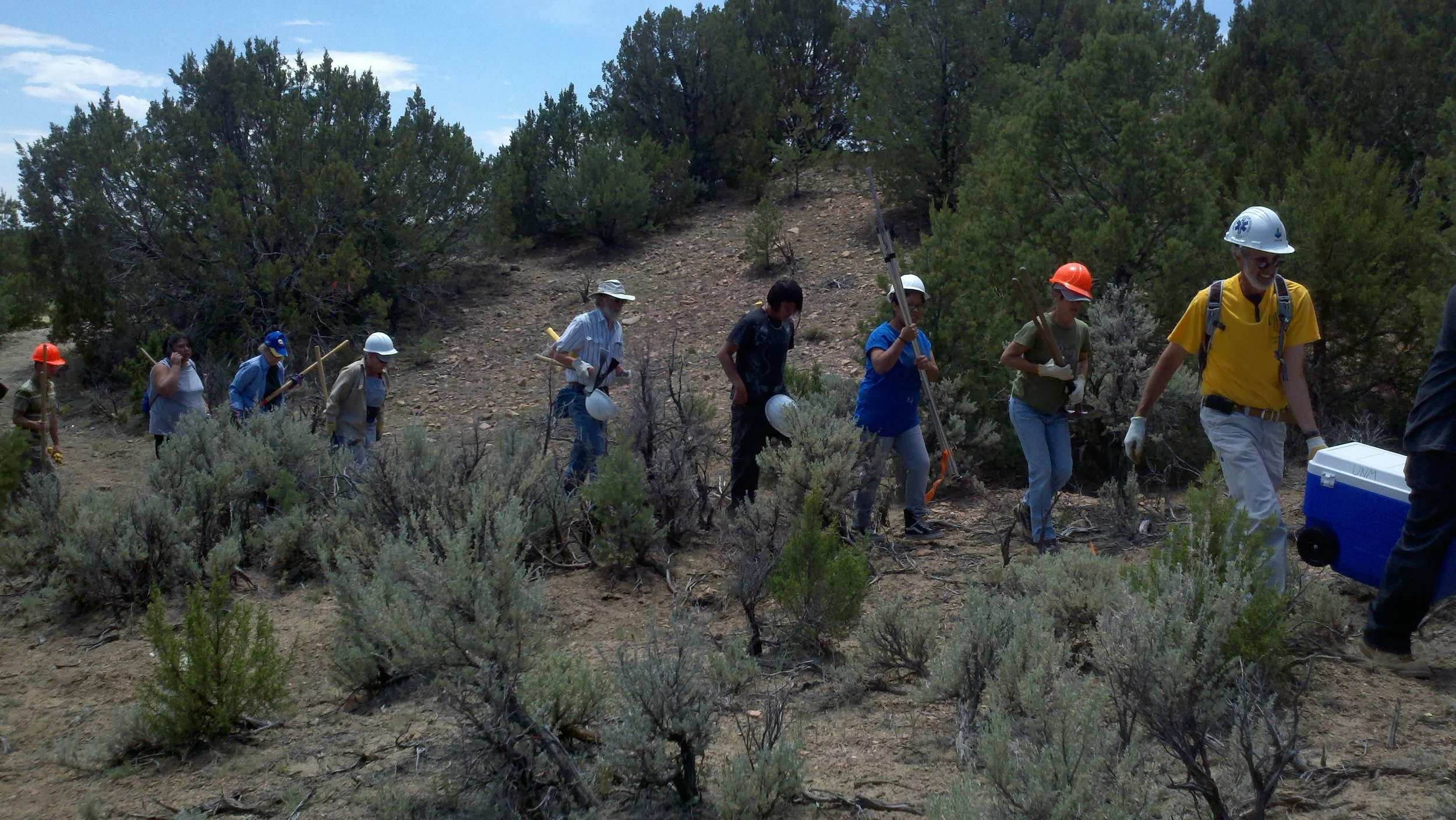Step Into Cuba BLM trail construction