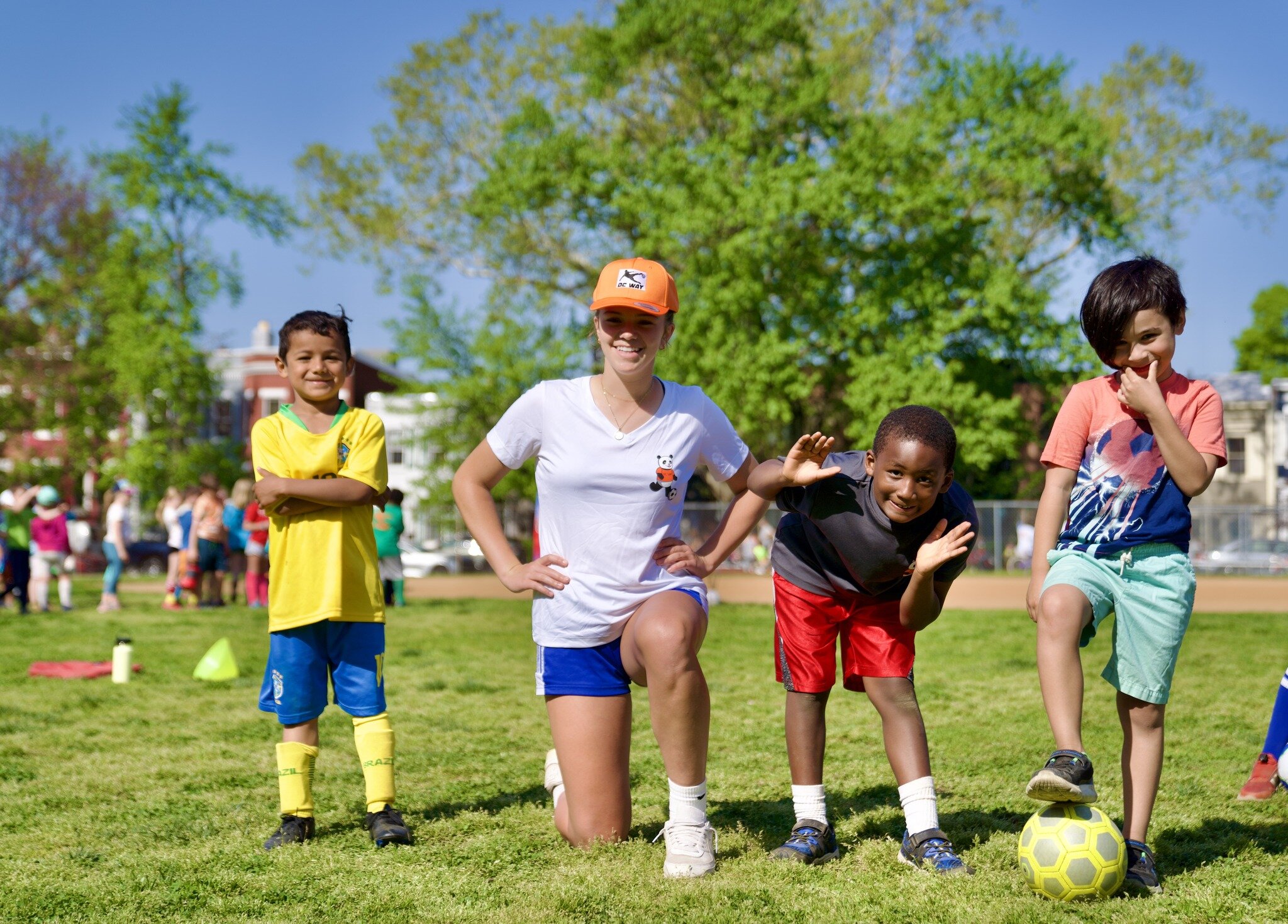 ⚽ Excitement is soaring because our Brazilian Way Spring Break Camp starts TOMORROW at Seven Locks Elementary School! 🇧🇷✨ But fear not, it's not too late to join the fun! Secure your spot now and dive into a week filled with soccer skills and Brazi