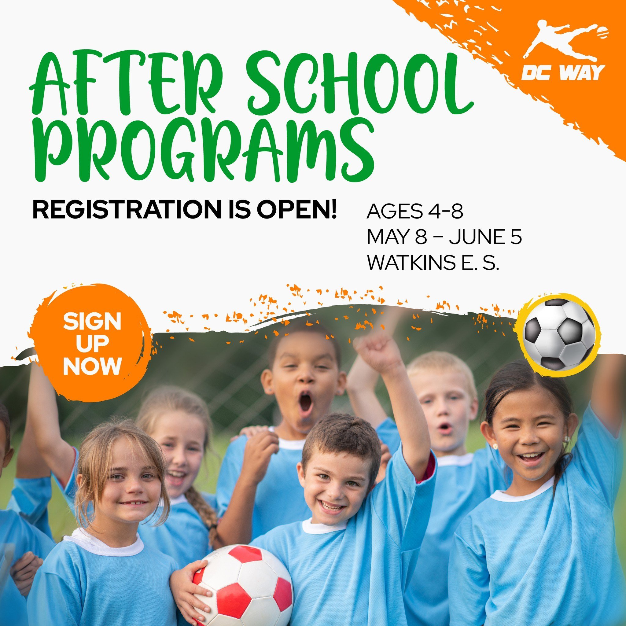Ready to dive into some after-school soccer fun? ⚽ Registration is OPEN for our After-School Programs starting May 8th! 😍Our dynamic soccer-themed programs are not just about playing the game; they're about learning essential skills, fostering teamw
