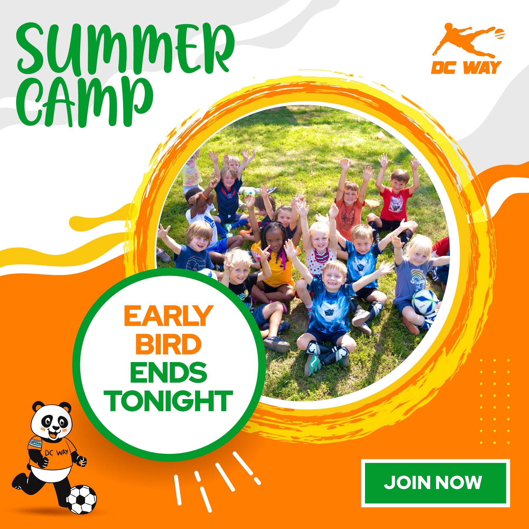 🐦 It's your Last Call! Our Summer Camp Early Bird Special ends TODAY at midnight! 🚨 Don't let this opportunity slip through your fingers!

Secure your child's spot NOW to unlock exclusive savings and ensure they have a summer filled with soccer fun