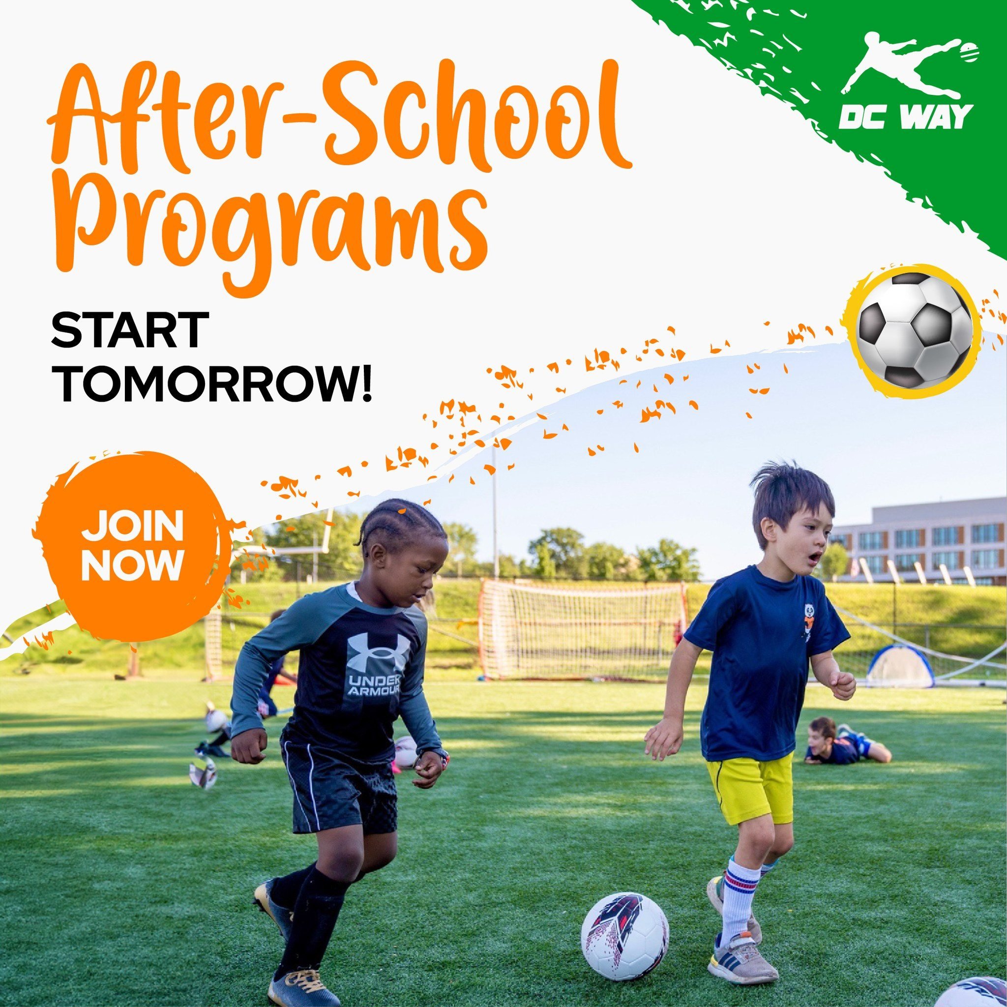 Are you ready to transform after-school hours into exhilarating soccer adventures? 🌟 Longing for your child to unwind and have a blast after a busy day at school?  Look no further! 🙌

Our After-School Programs begin TOMORROW! We offer unmatched soc