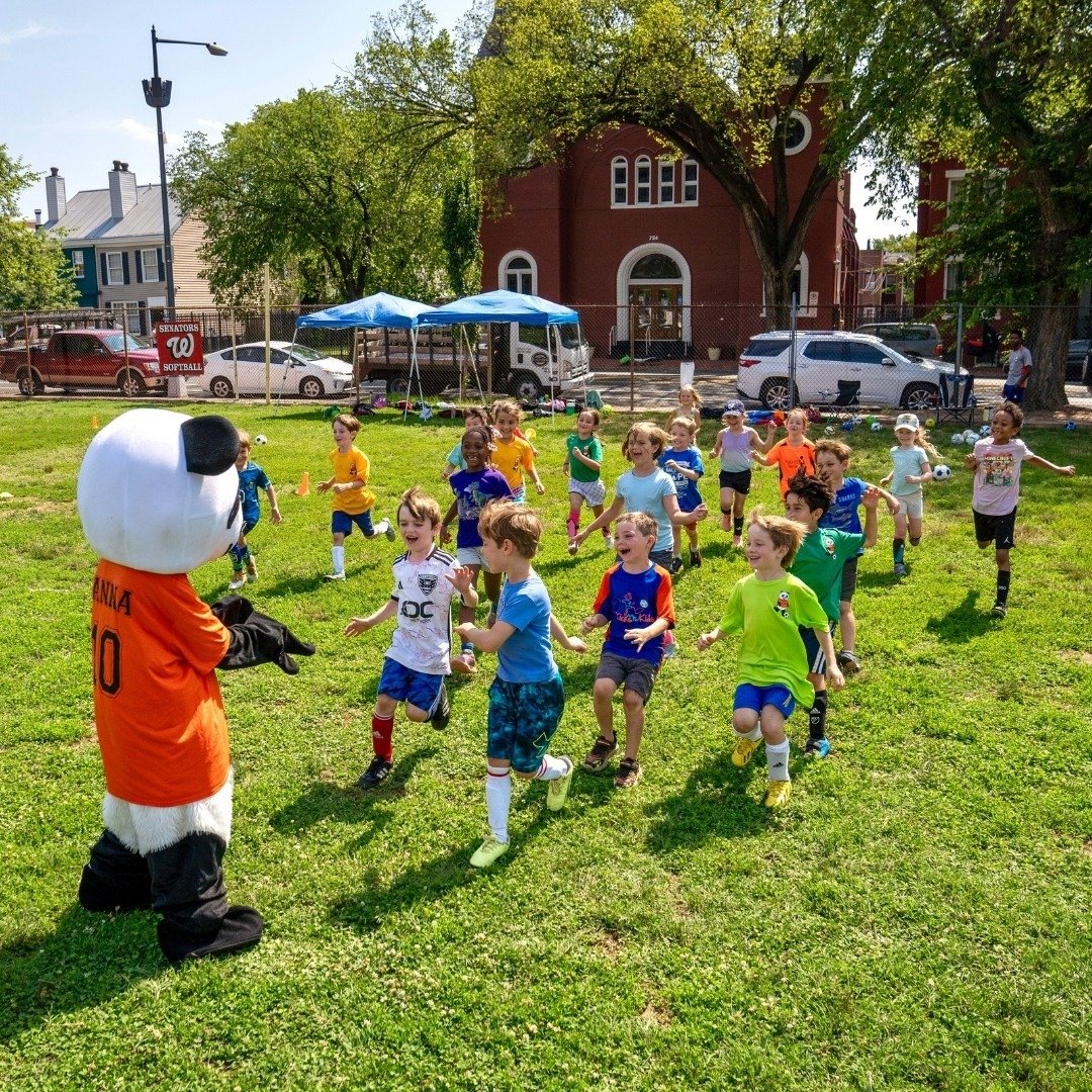 Mark your calendars for June 4th and 7th! 🗓️ Prepare for an action-packed day filled with fun, skill-building, and unforgettable moments at DC Way&rsquo;s One Day Camp! ⚽🧡

👉 June 4: Chisholm (Tyler) E. S., Ludlow-Taylor E. S., the RFK Fields
👉 J