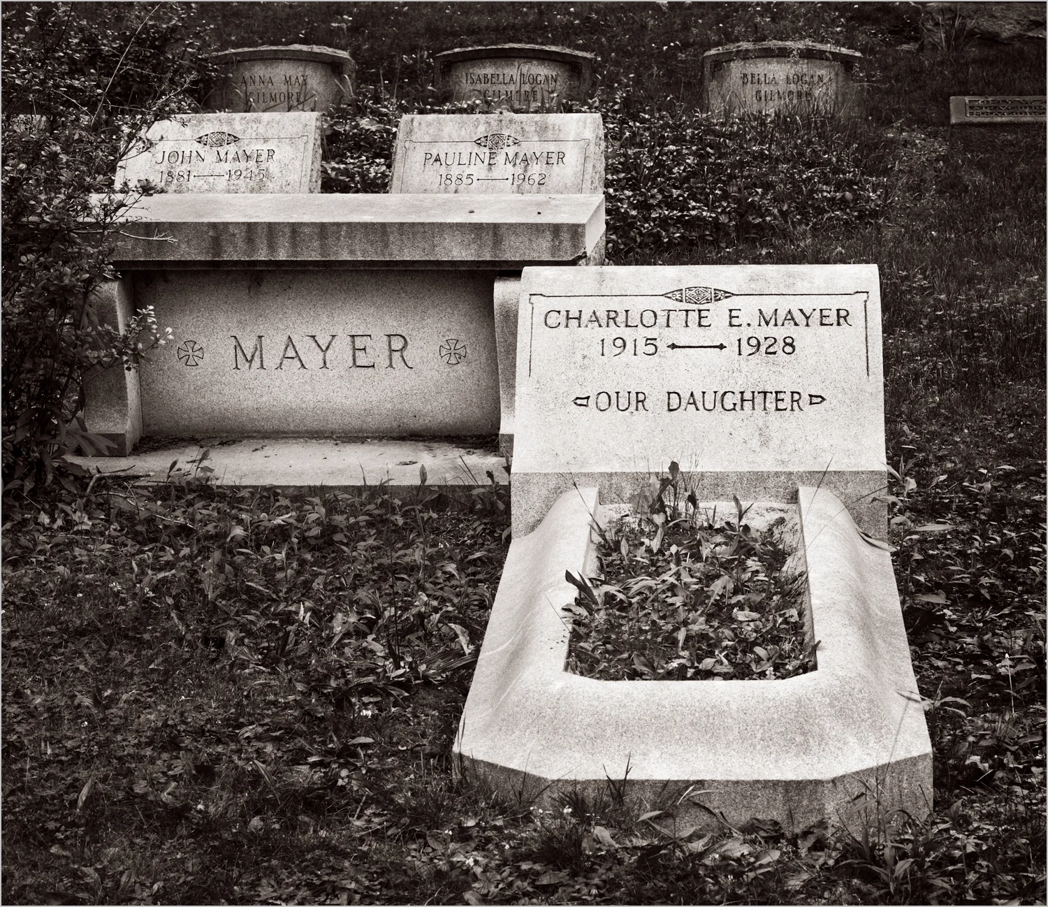 "Our Daughter", Homewood Cemetery, Pittsburgh, PA &nbsp; &nbsp;© Howard Grill