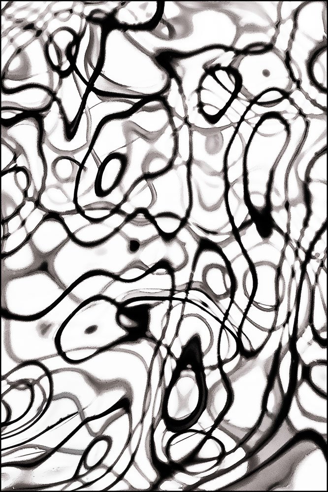 reflections in a fountain