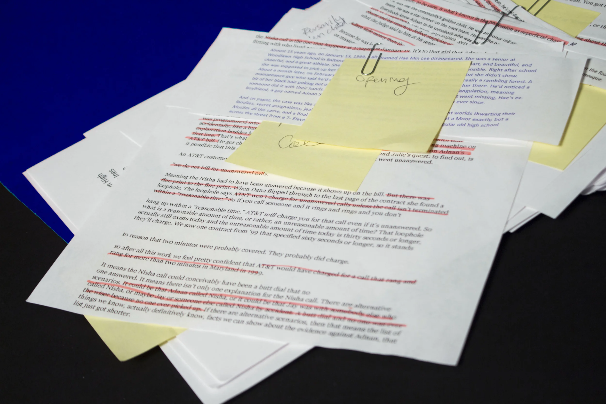 I listened and read through the content multiple times to distill the information, extracting key points that supported my concept.