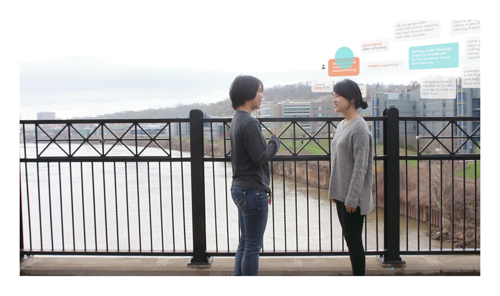 She chooses to speak with a virtual friend to gain even more information in a personalized way.