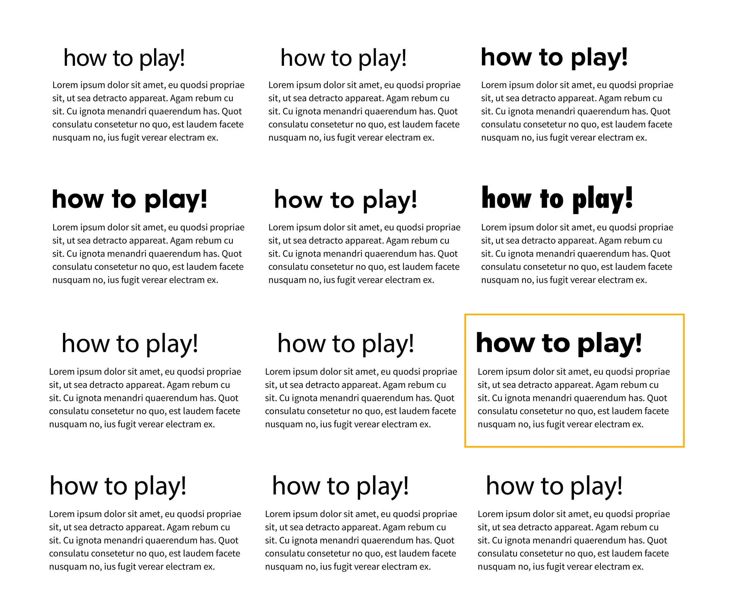 Type Study