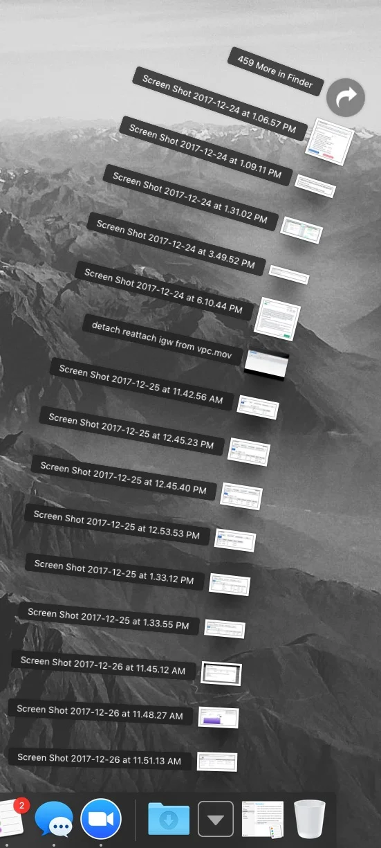 This ensures I'll always have quick access to my screenshots. 