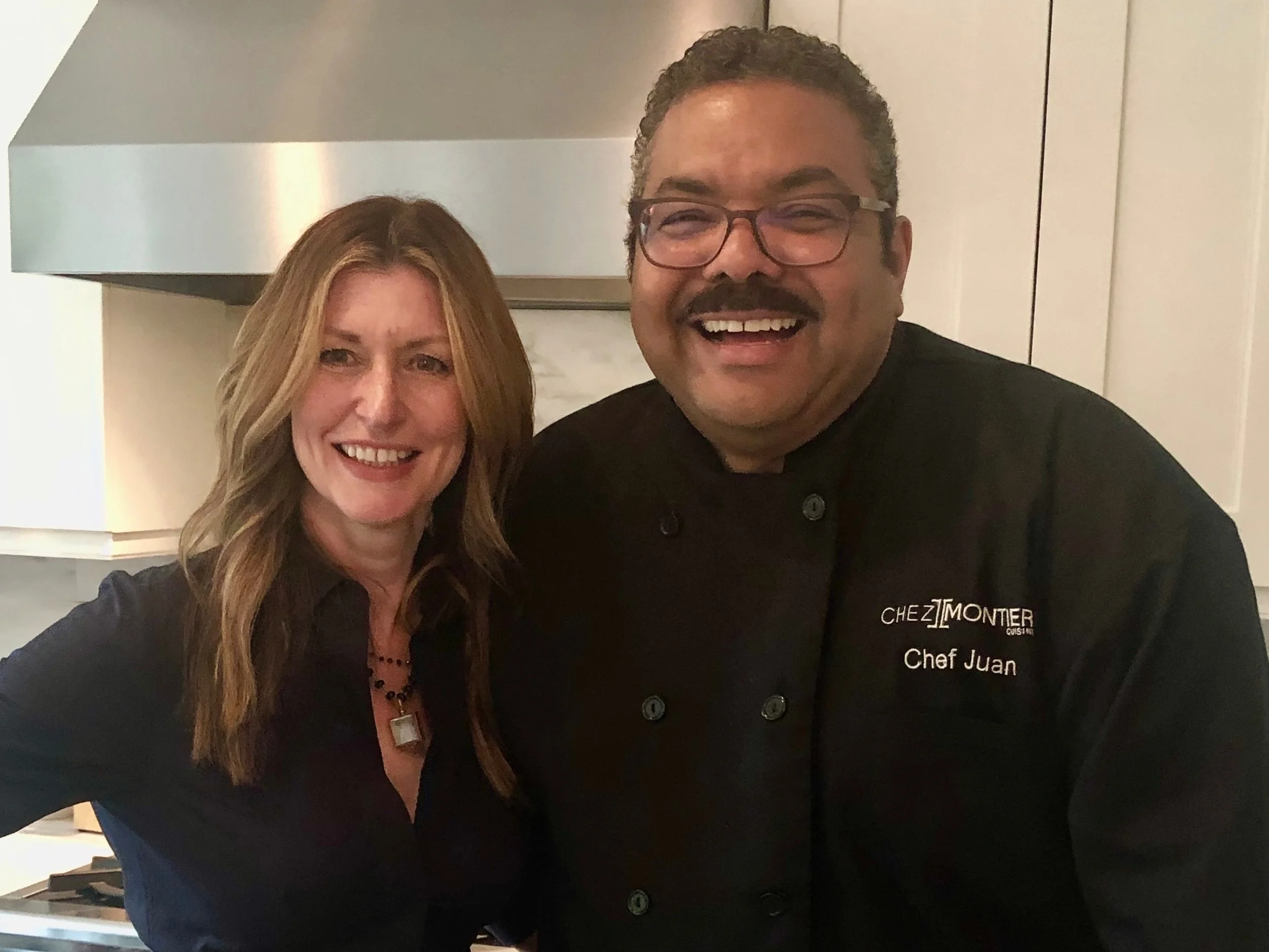 Melinda Muffley and Chef Juan