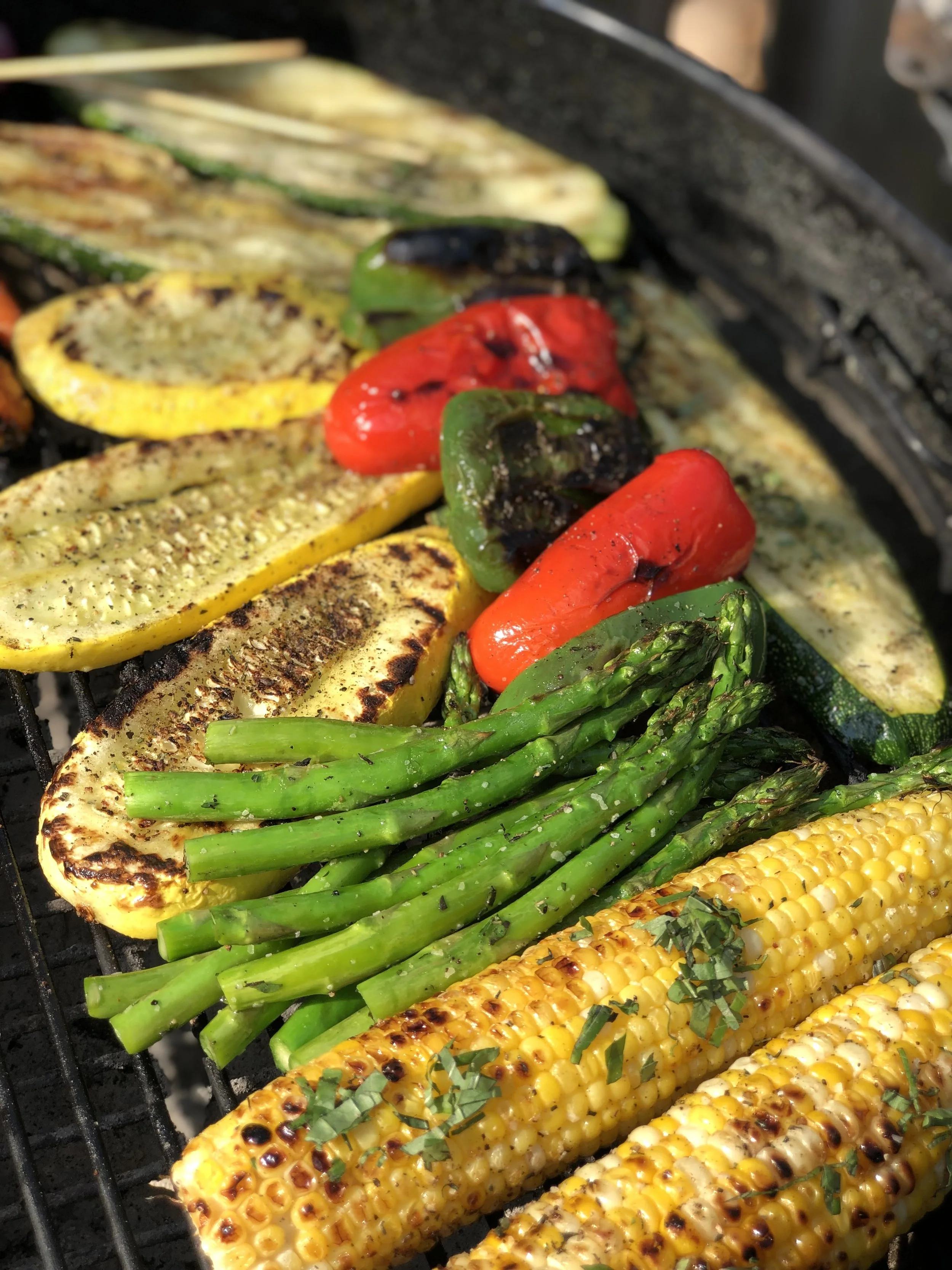 Chez Montier's End of Summer Vegetable Grill Fest
