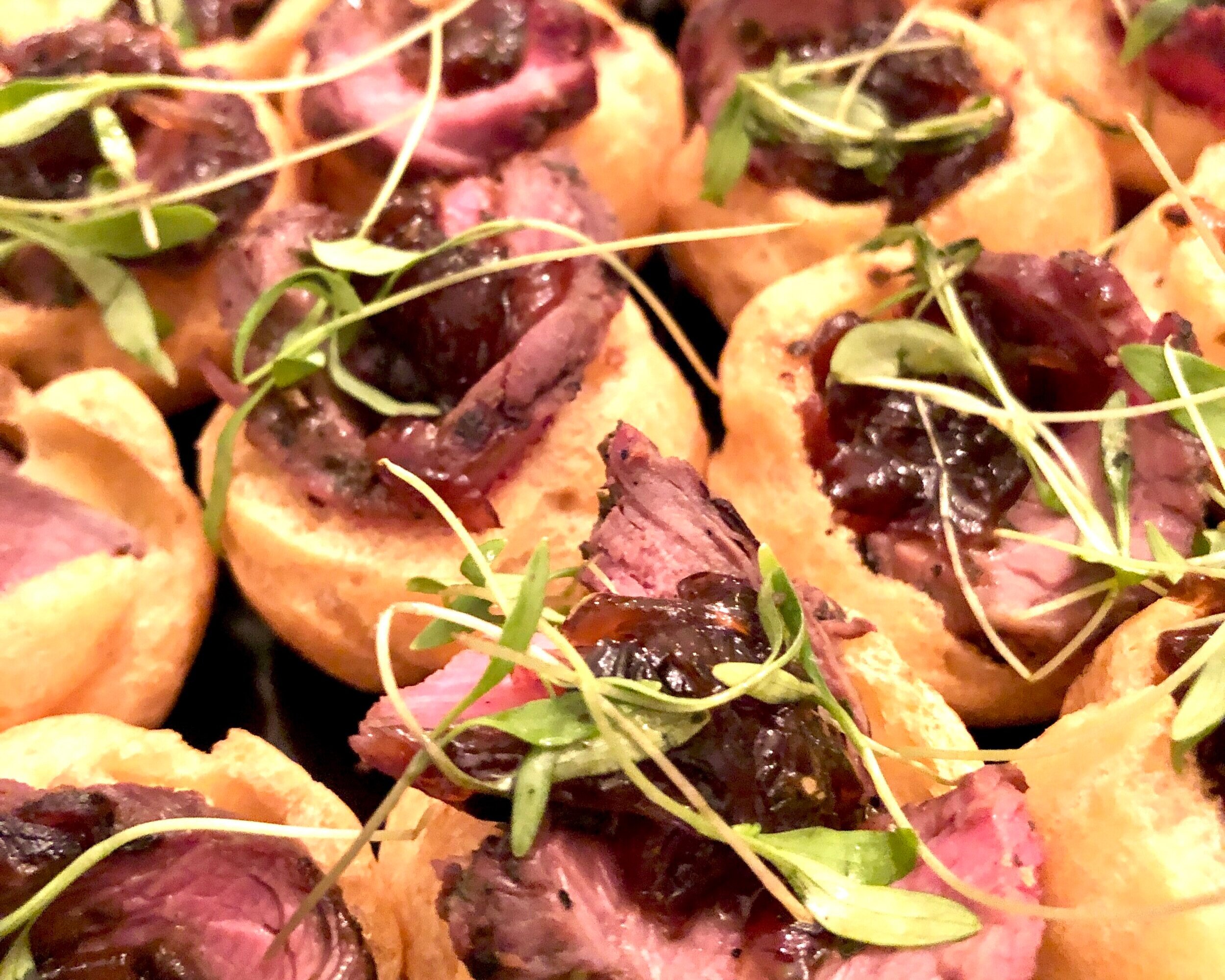 Beef Tenderloin Profiteroles