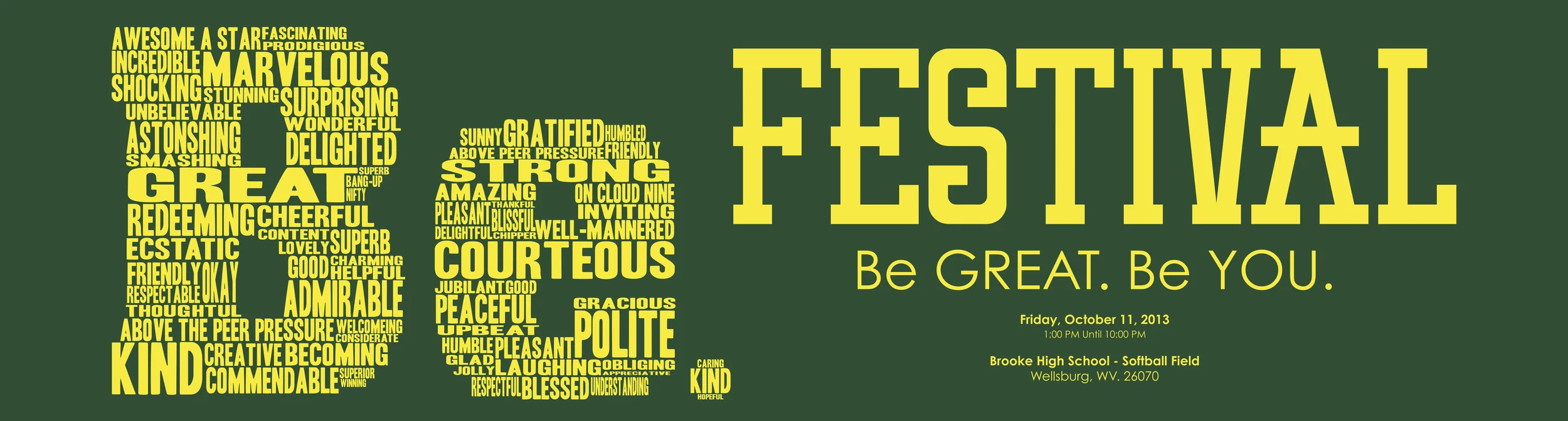 BE. FESTIVAL BANNER/BANNER AD