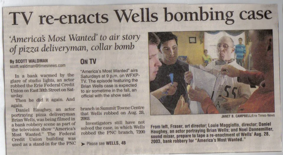 SOME PRESS ABOUT THAT AMERICA'S MOST WANTED EPISODE