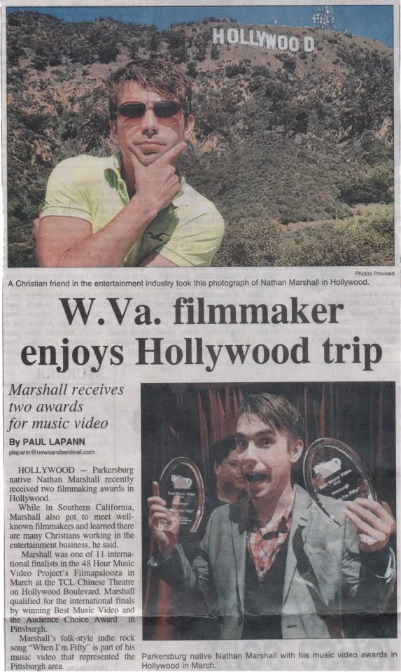 MORE PRESS ON MY TRIP TO HOLLYWOOD FOR THE "WHEN I'M FIFTY" SCREENING