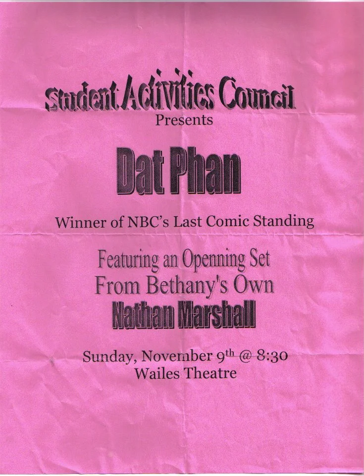 STAND-UP COMEDY PROMOTIONAL MATERIAL #3
