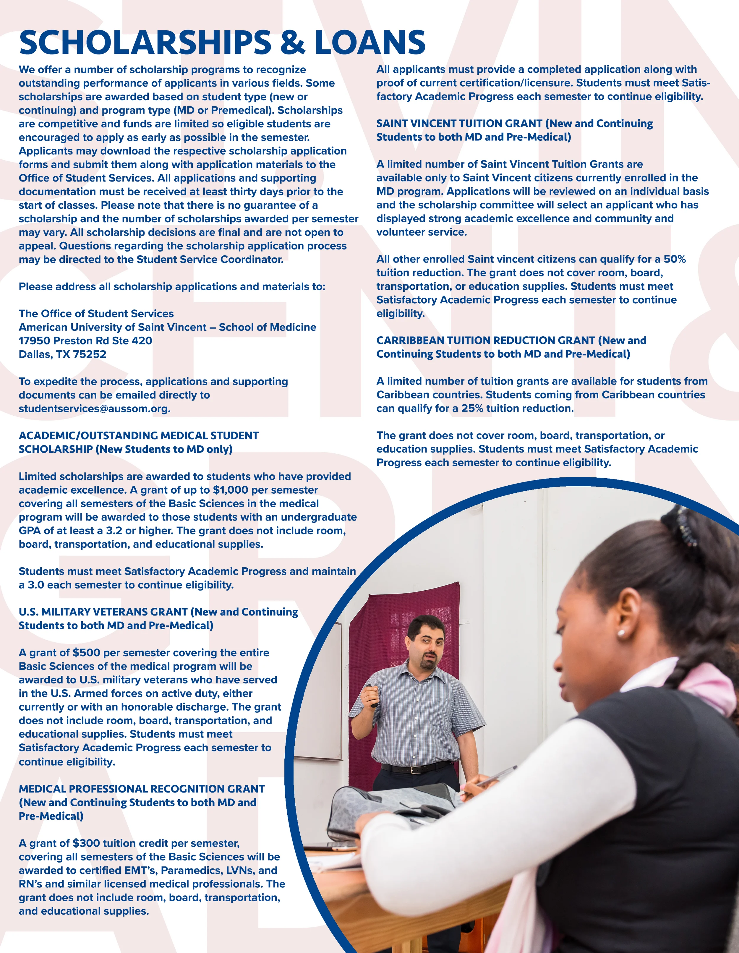 PROSPECTIVE STUDENT LOOK BOOK PAGE #8
