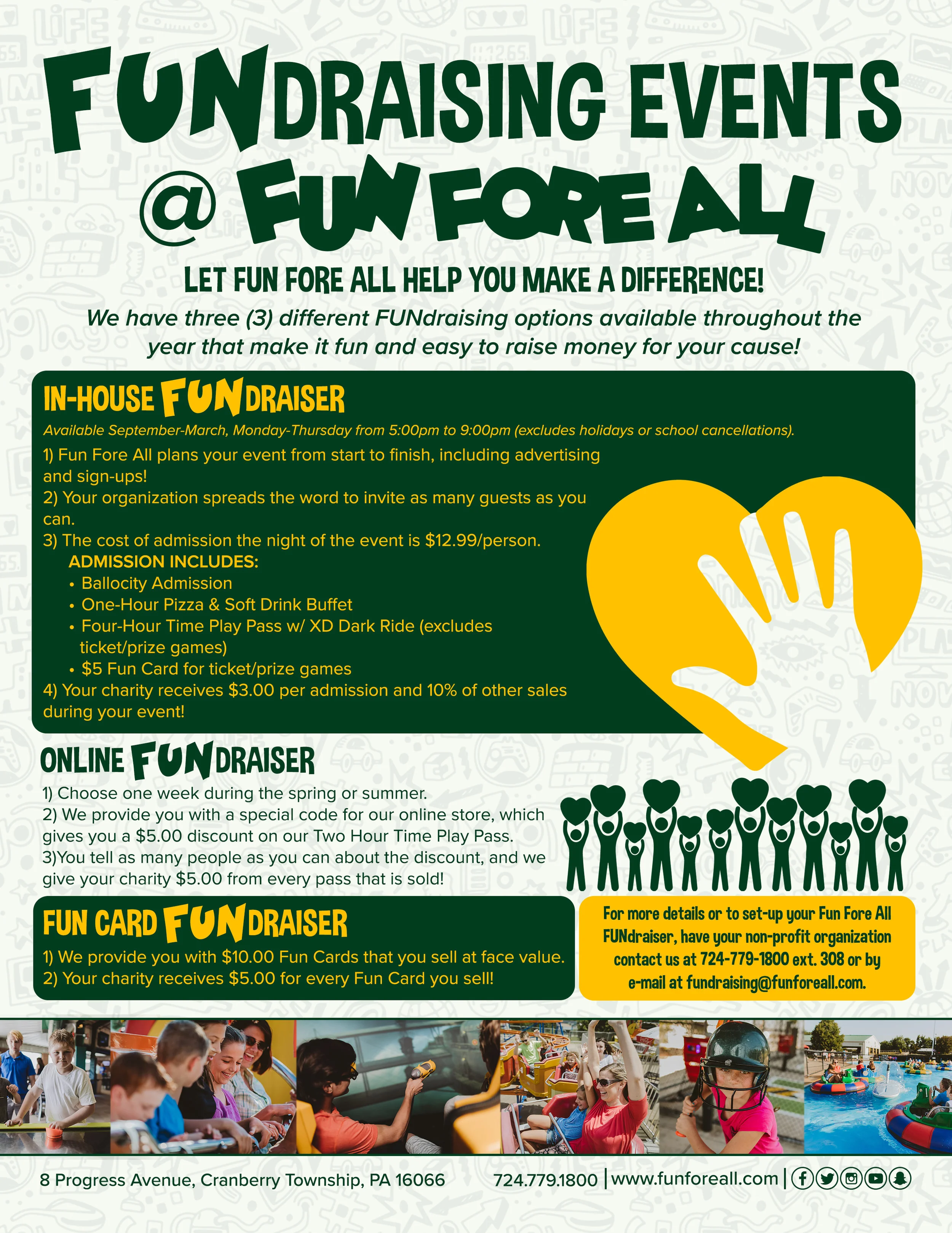 FUNDRAISING EVENTS FLYER