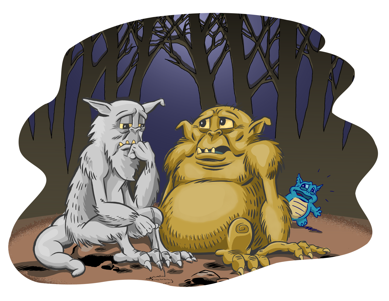SAM THE SQUONK SAVES <br> THE PARK CONCEPT ART