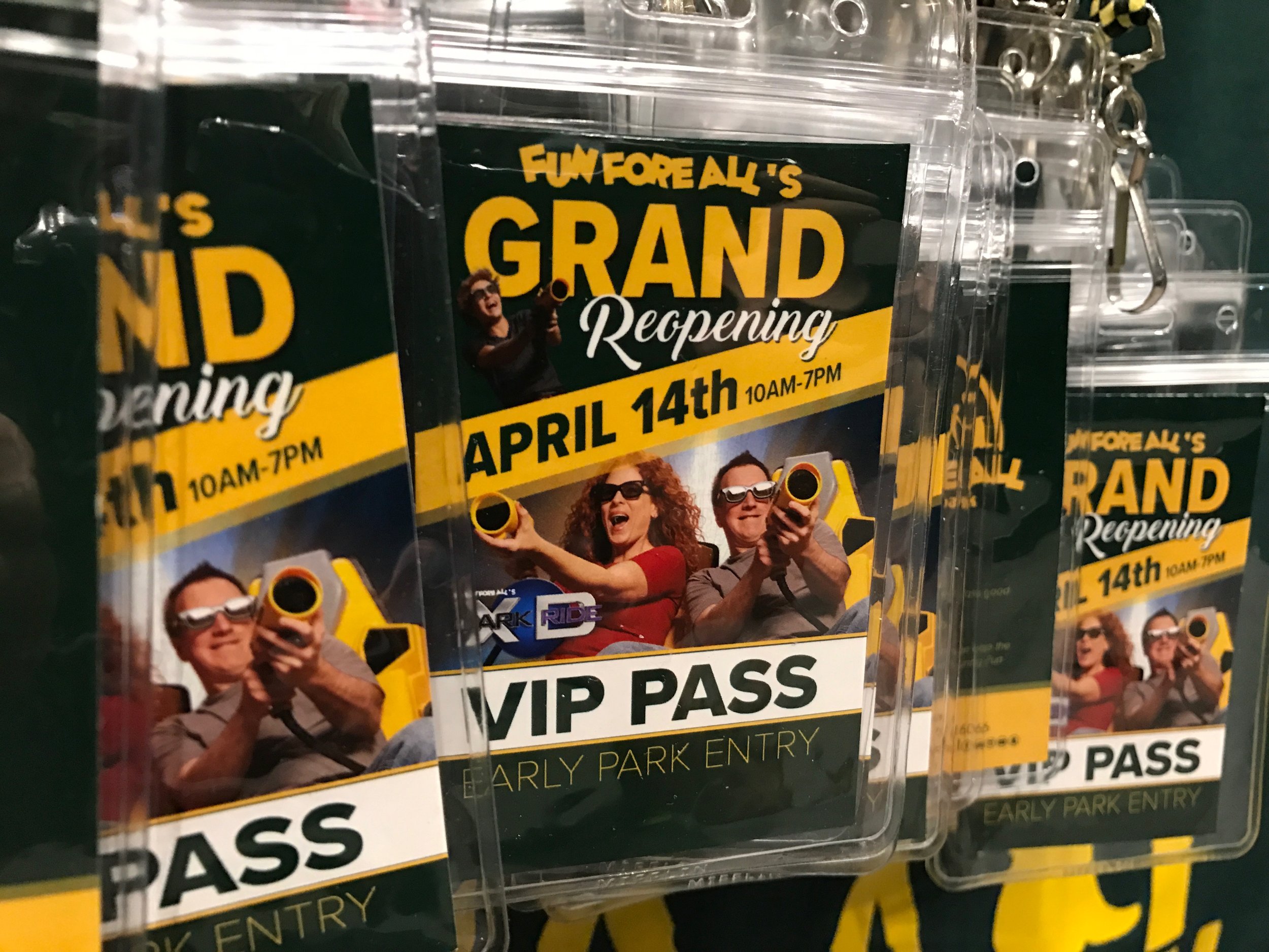 GRAND REOPENING <br> VIP PASSES