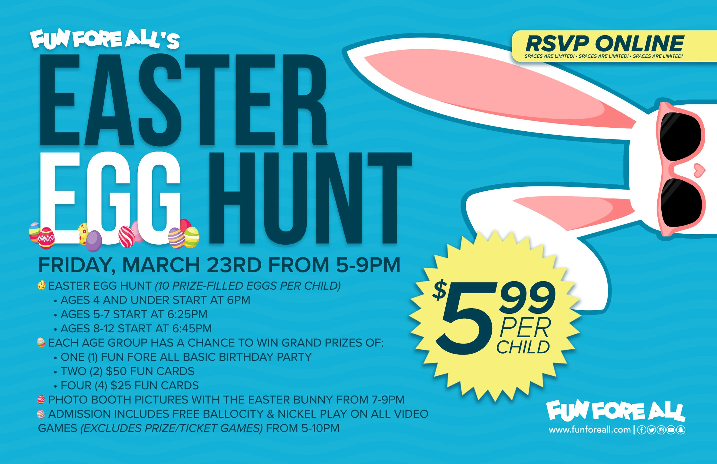 EASTER EGG HUNT EVENT FLYER (2017)