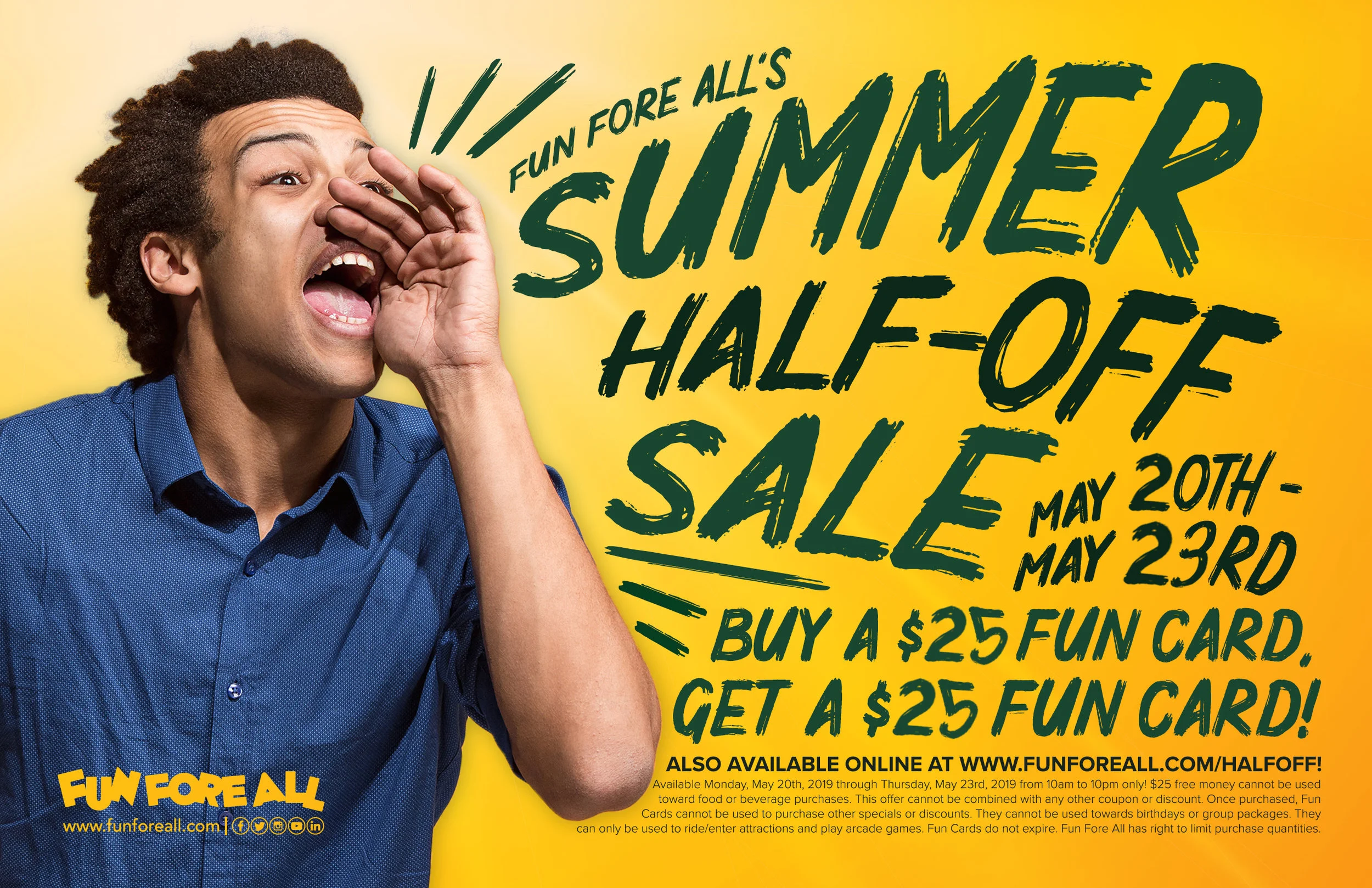 SUMMER HALF-OFF SALE FLYER (2019)