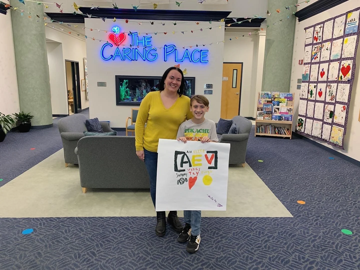 AMANDA & BRODIE'S FIRST HIGHMARK CARING PLACE VISIT